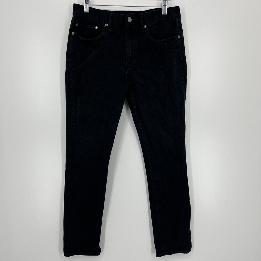 Gap Denim Gap For Good Mens Skinny Jeans Black 32x32 Stretch Casual Pants
